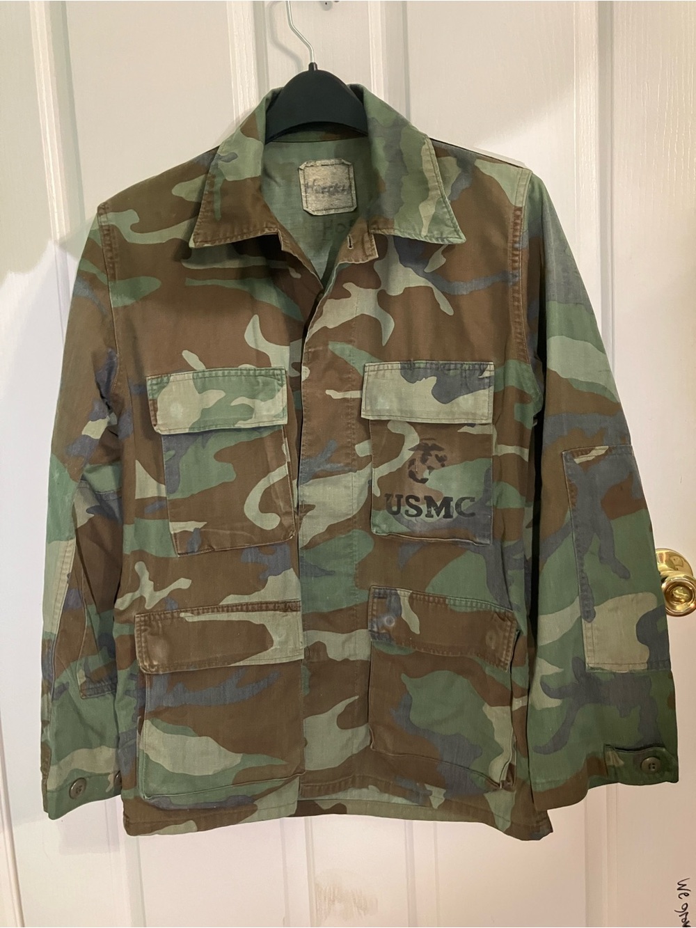 USMC Camouflage Field Jacket - Men's Military Green Camo